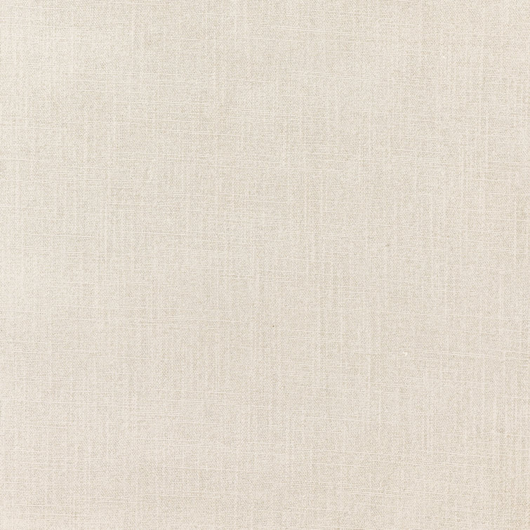 Modern Ivory Painted Linen Demilune Console with Storage
