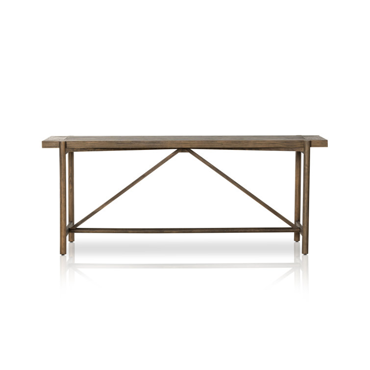 Goldthwaite 78'' Sienna Brown Solid Wood Console Table
