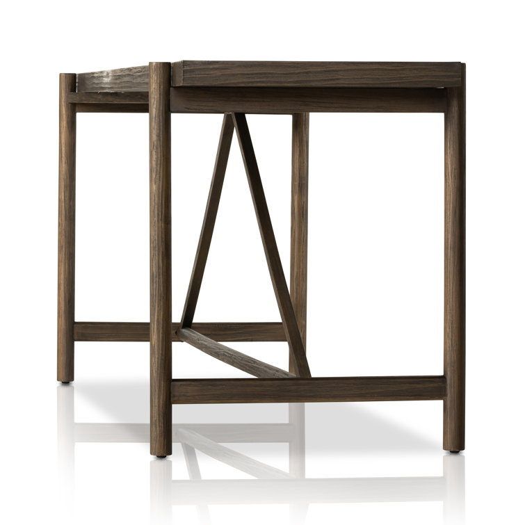 Goldthwaite 78'' Sienna Brown Solid Wood Console Table
