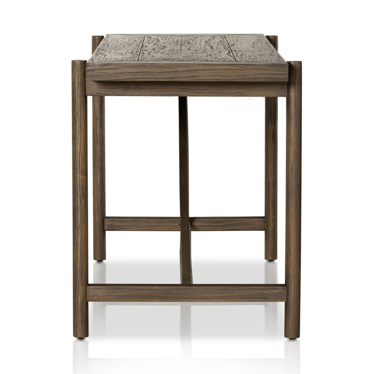 Goldthwaite 78'' Sienna Brown Solid Wood Console Table