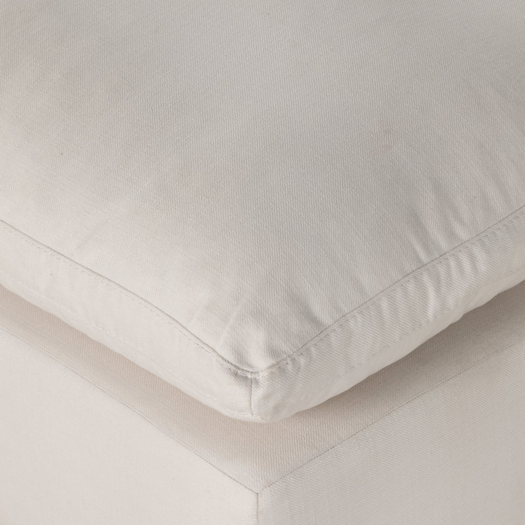 Anders Ivory Polyester Chaise Lounge