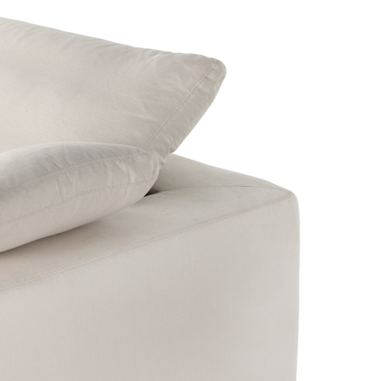 Anders Ivory Polyester Chaise Lounge