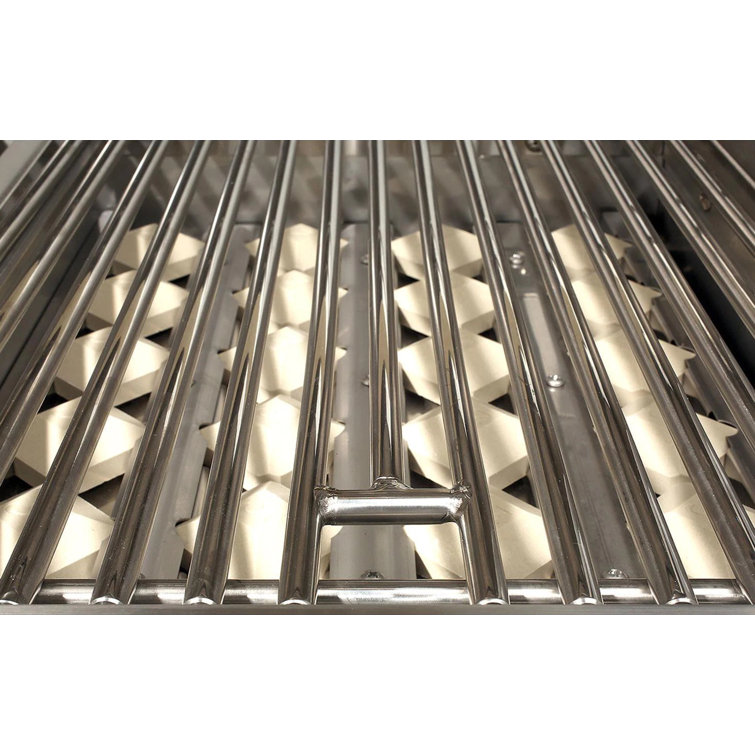 30-Inch Stainless Steel Built-In Propane Grill with Rotisserie and Smoker