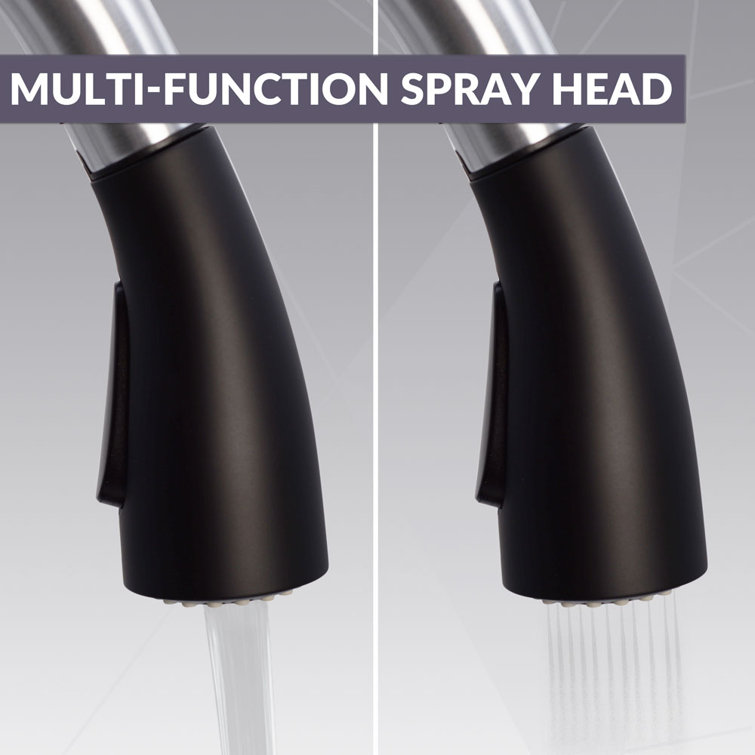 Stainless Steel Touchless Pull-Down Kitchen Faucet with Spray