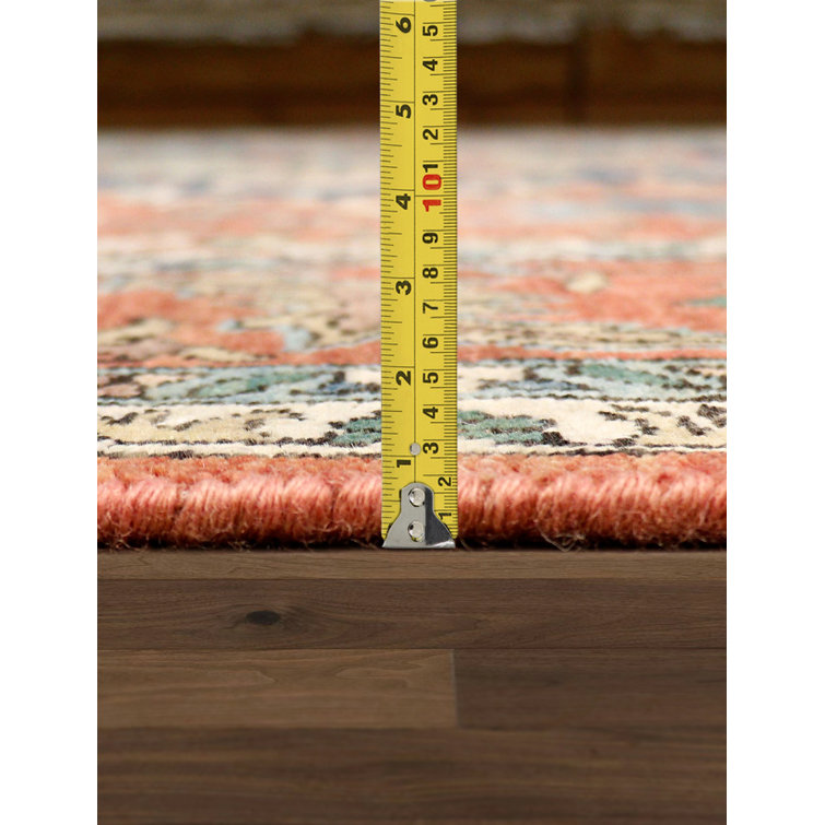 Canvello Serapi Rust Hand-Knotted Wool Area Rug 8'10" x 12'