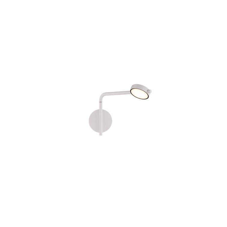 White LED Swing Arm Sconce with Dimmable Feature