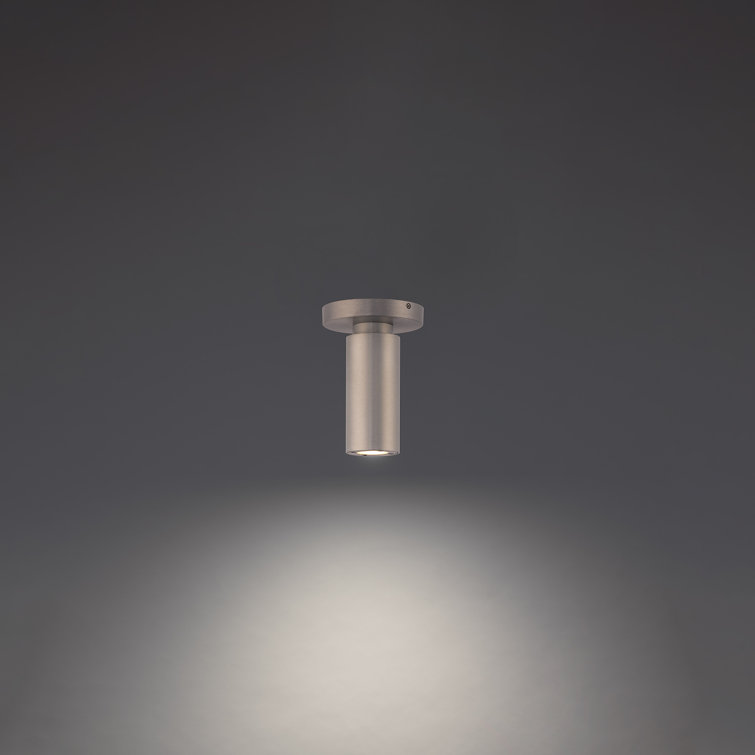 Black Aluminum LED Indoor/Outdoor Flush Mount Light