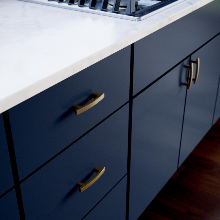 Champagne Bronze 3" Bar Cabinet Pulls with Mounting Hardware