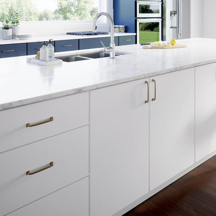 Champagne Bronze Matte Appliance Pull with Mounting Hardware