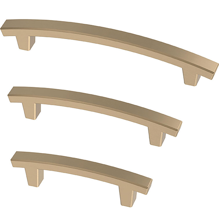 Champagne Bronze 3" Bar Cabinet Pulls with Mounting Hardware
