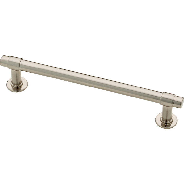 Brushed Nickel 4" Bar Pull with Mounting Hardware