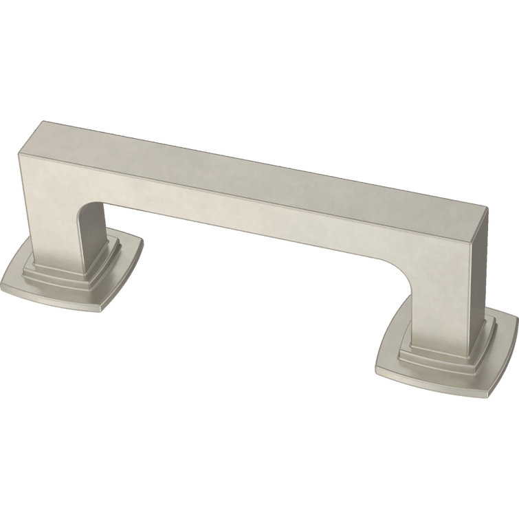 Brushed Nickel 3" Center Bar Pull with Installation Hardware