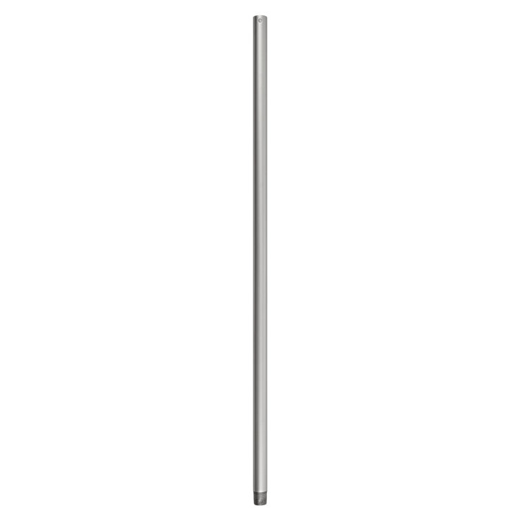 36-Inch Satin Steel Ceiling Fan Downrod
