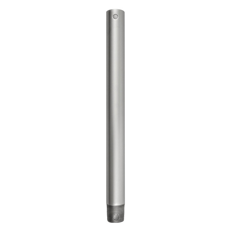 Satin Steel 12-Inch Ceiling Fan Downrod