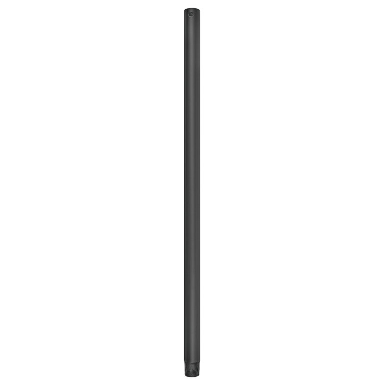 Graphite Steel 24-Inch Ceiling Fan Extension Downrod