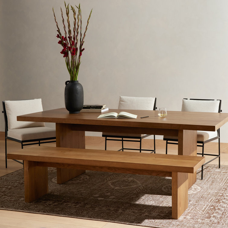 Eaton Reclaimed Wood Contemporary 84" Rectangular Dining Table