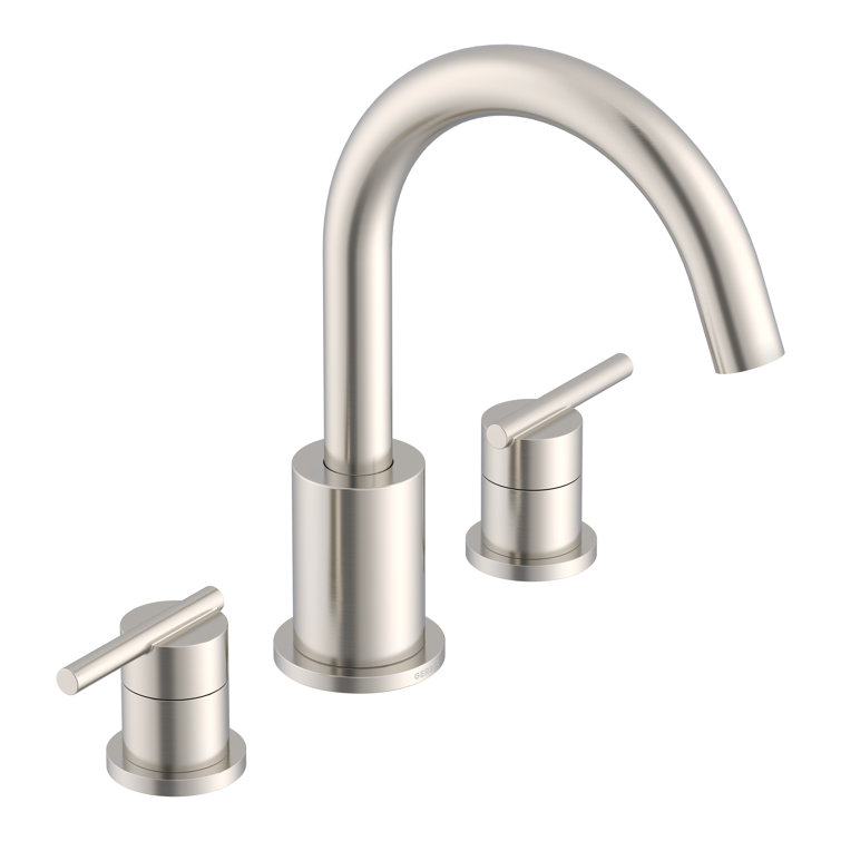 Brushed Nickel Three-Piece Roman Tub Filler Kit