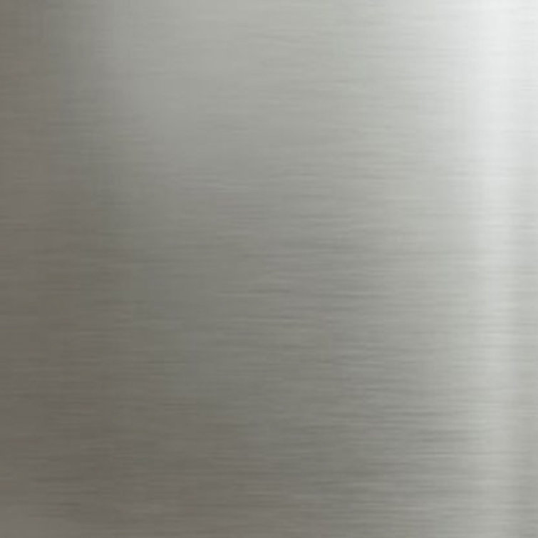 Brianna 60" x 70" Brushed Stainless Frameless Sliding Shower Door