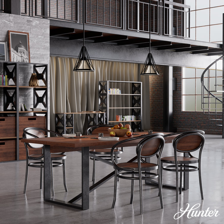 Rafner Small Black Mercury Glass Pendant Light