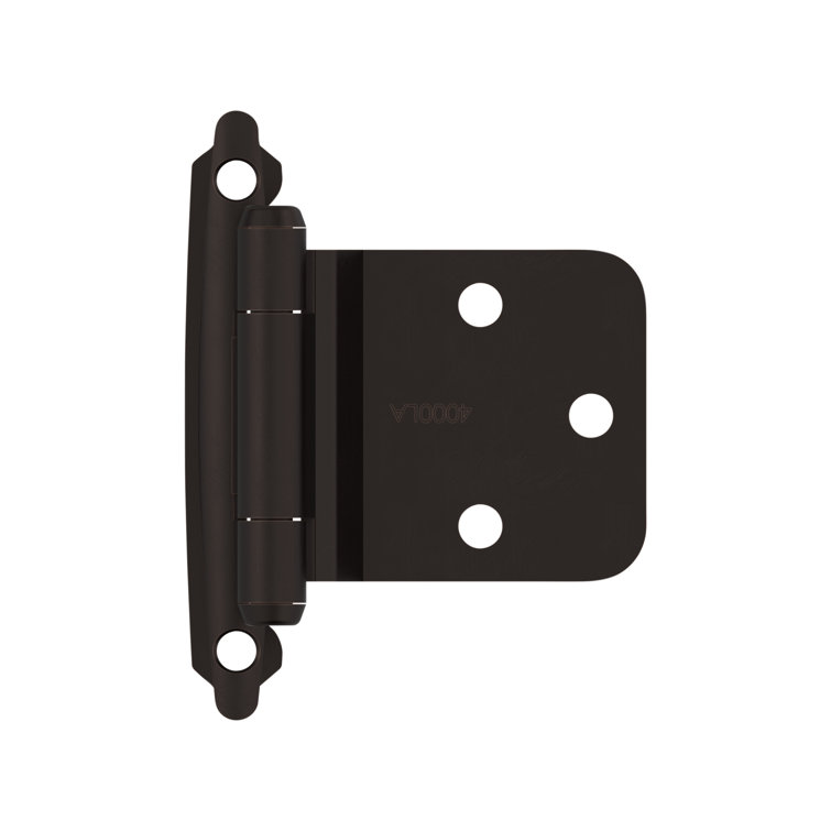 Oil Rubbed Bronze Variable Overlay Self Closing Cabinet Hinges