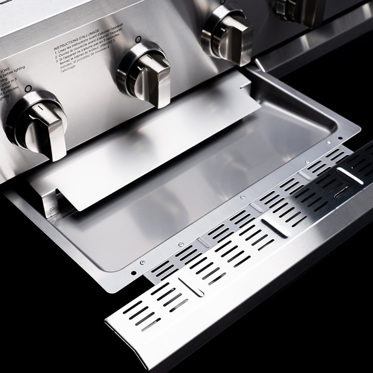 Spire 36-Inch Stainless Steel Built-In 6-Burner Natural Gas Grill