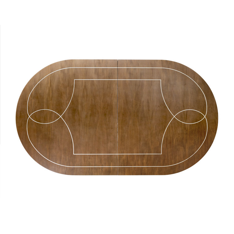 Hazelnut Mahogany 9-Piece Extendable Oval Dining Set with Porcini Velvet Chairs