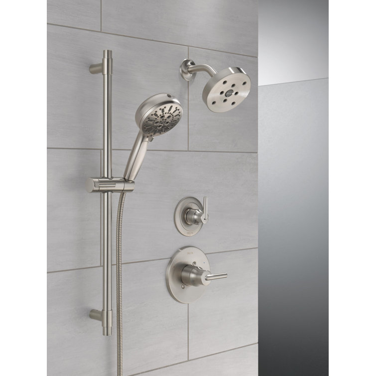 Lumicoat Stainless Adjustable Handheld Multi-Head Shower System
