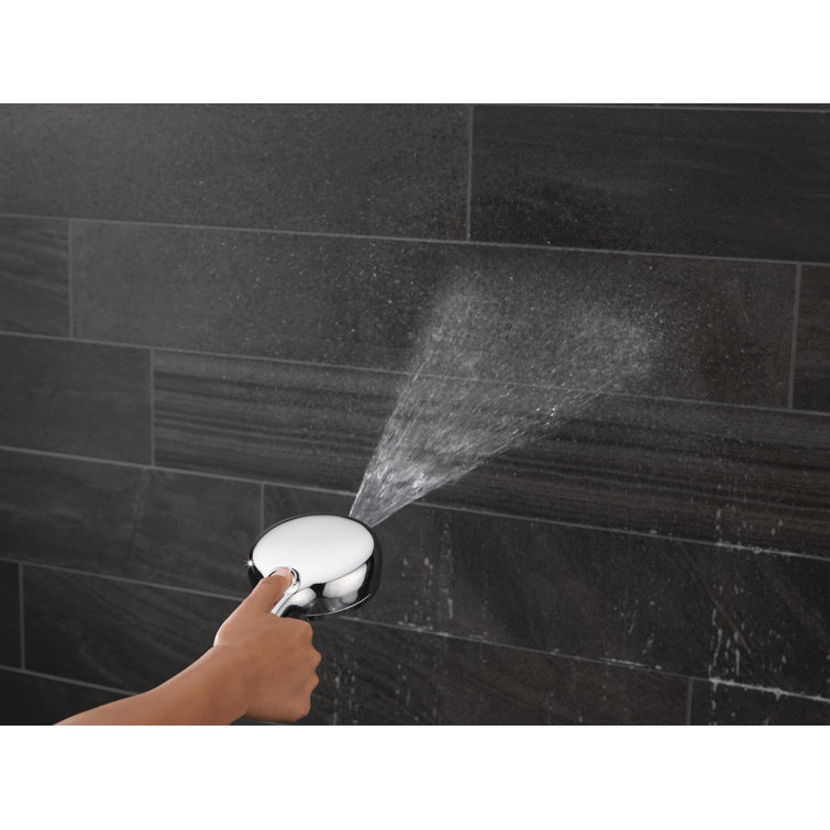 ProClean Chrome Wall-Mount Handheld Shower with Multi-Head