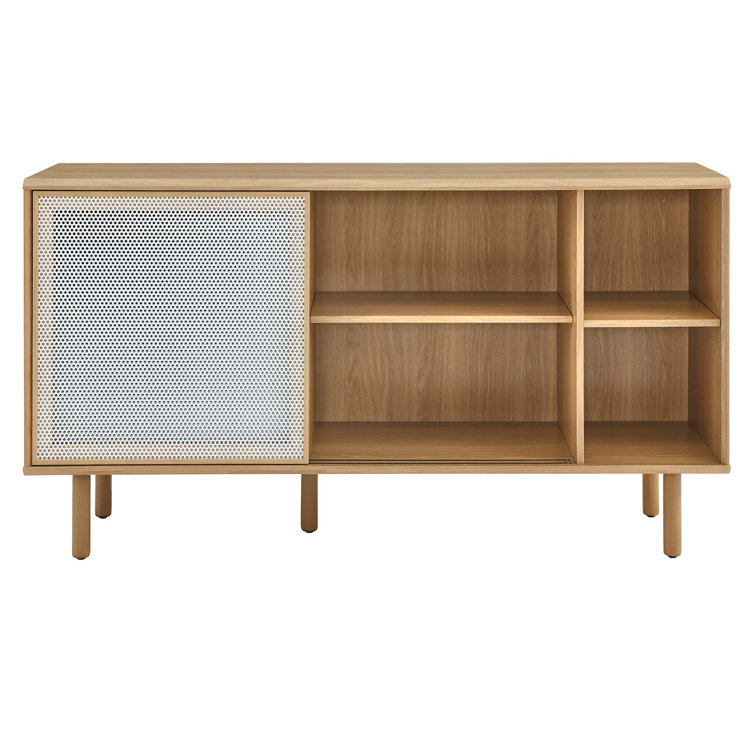 Kurtis Oak 59" Sideboard with Metal Mesh Doors