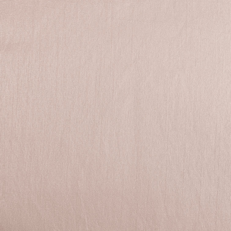 Blush Pink Faux Dupioni Silk Blackout Curtain Panel