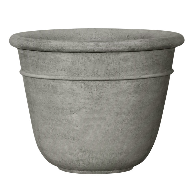 Graystone Round Outdoor/Indoor Carema Pot Planter