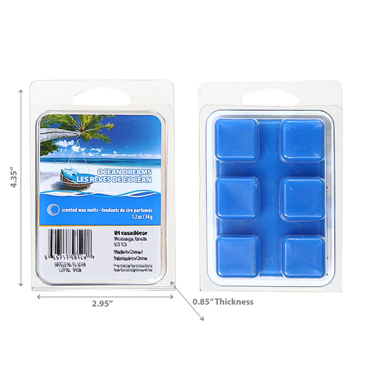 Ocean Dreams Blue Scented Wax Melts Set of 4