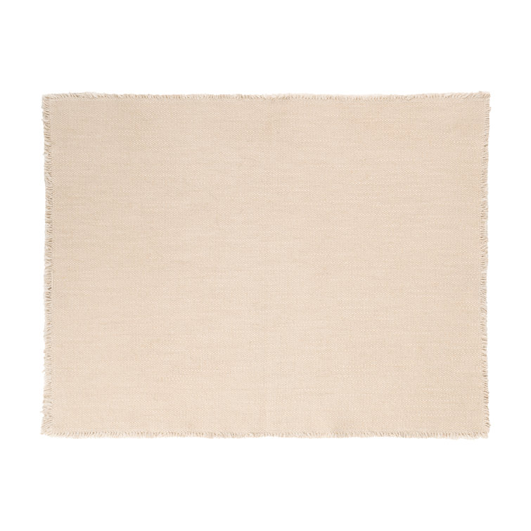 Moonbeam Cotton Fringe Border Placemat
