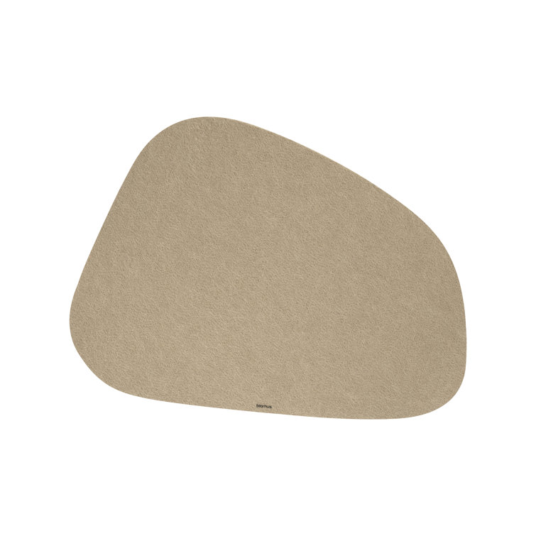 Lagona Beige Felt Dining Table Placemat