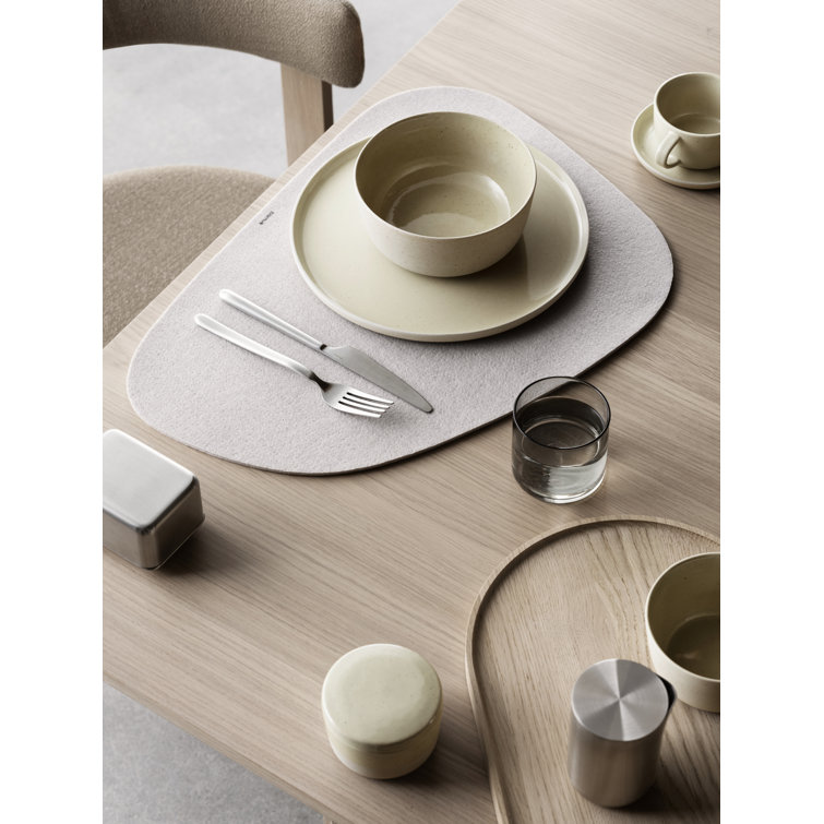 Lagona Beige Felt Dining Table Placemat