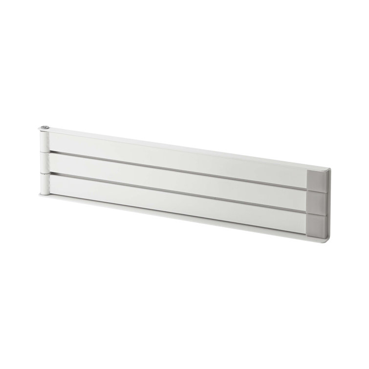 White Magnetic Steel Dish Towel Hanger