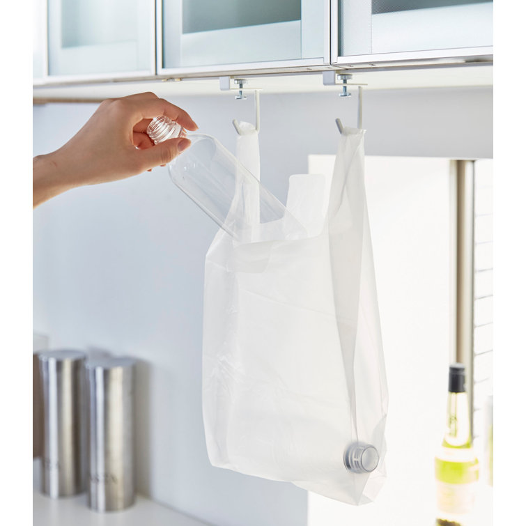 White Steel Under-Shelf Multipurpose Hanging Hooks Set