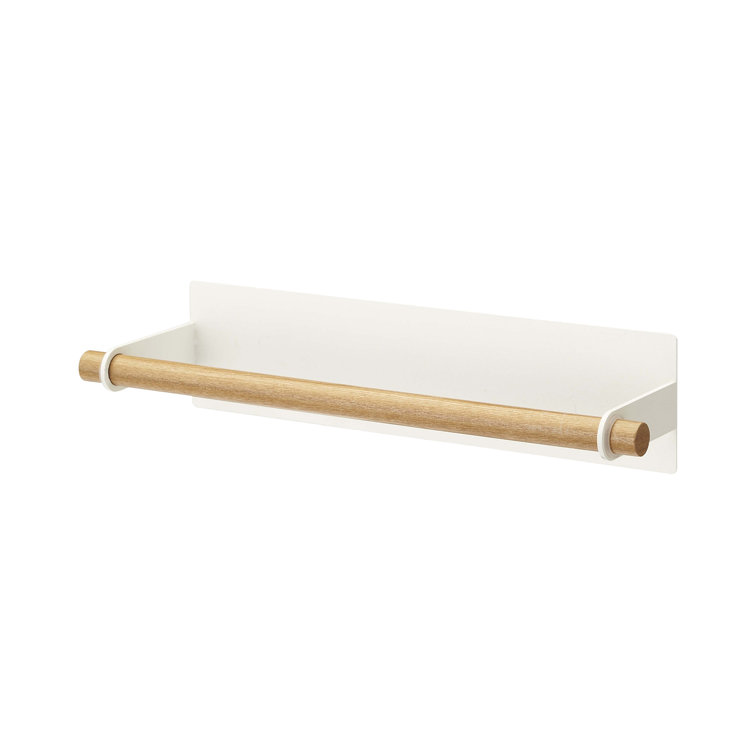 Tosca White Steel Magnetic Paper Towel Holder