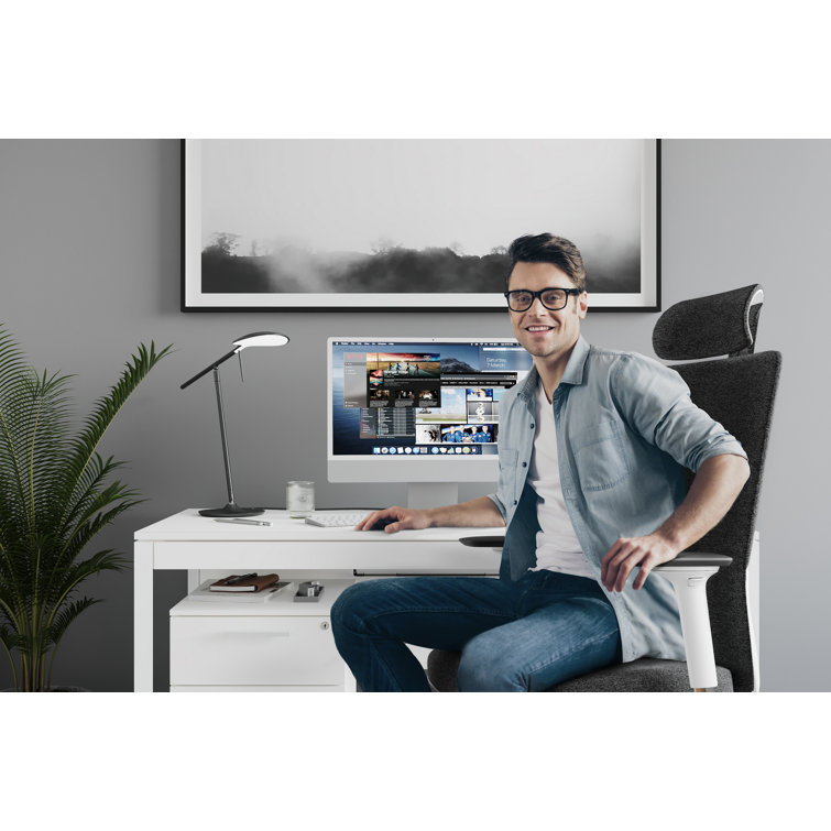 Coda Grey Oyster High-Performance Mesh Ergonomic Task Chair