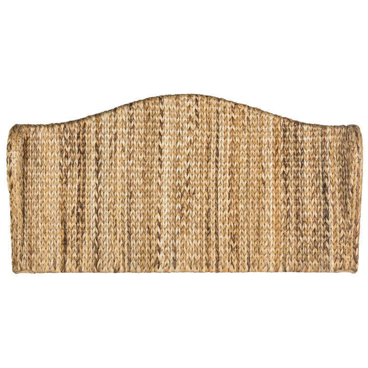 Nadine Transitional Twin Upholstered Headboard in Braided Brown