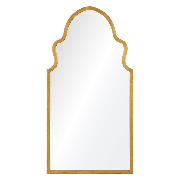 Full Length Rectangular Gold Traditional Wall Mirror