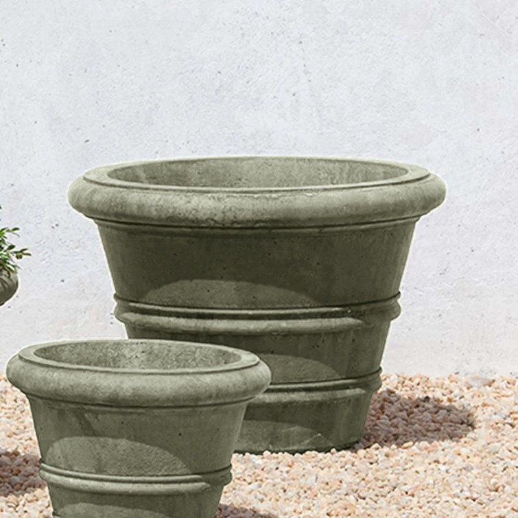 Large Copper Bronze Concrete Outdoor Planter