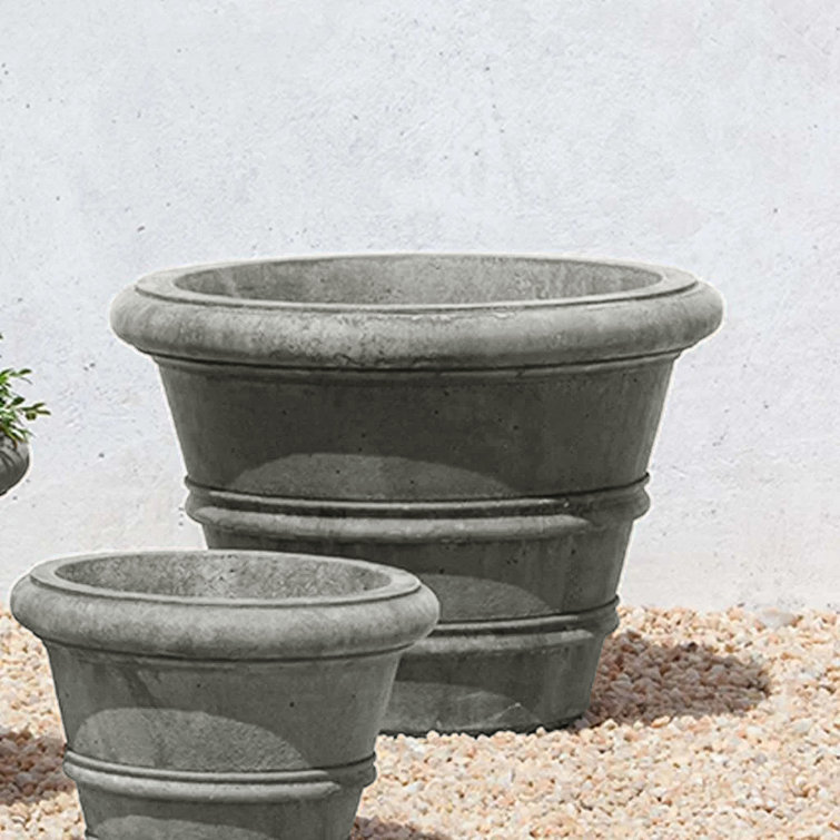 Large Copper Bronze Concrete Outdoor Planter