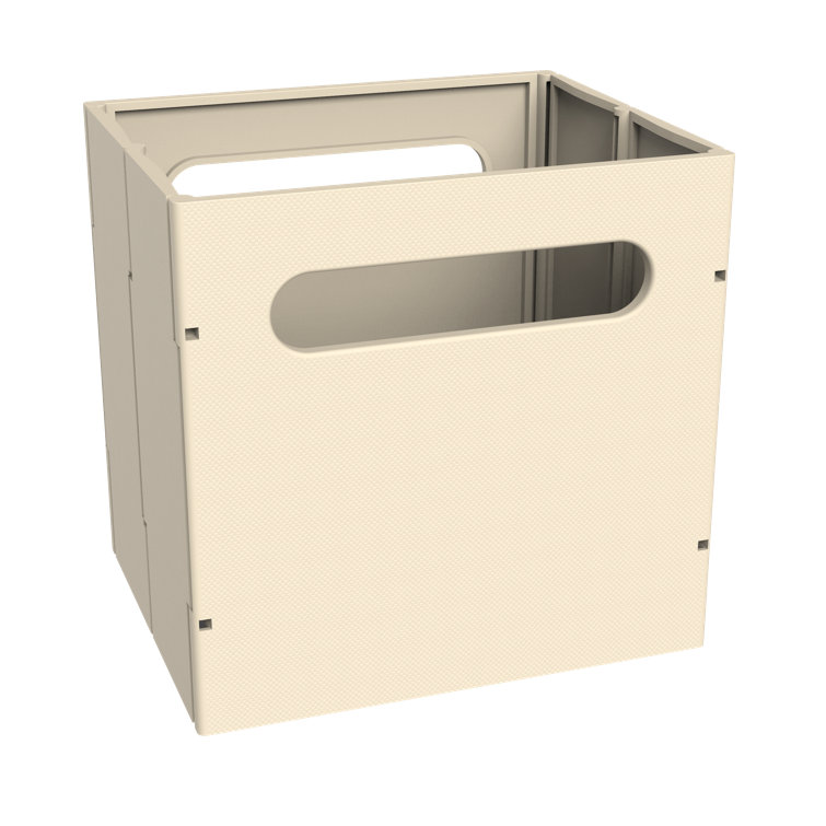 Bleached Walnut 6-Cube Mini Desktop Organizer