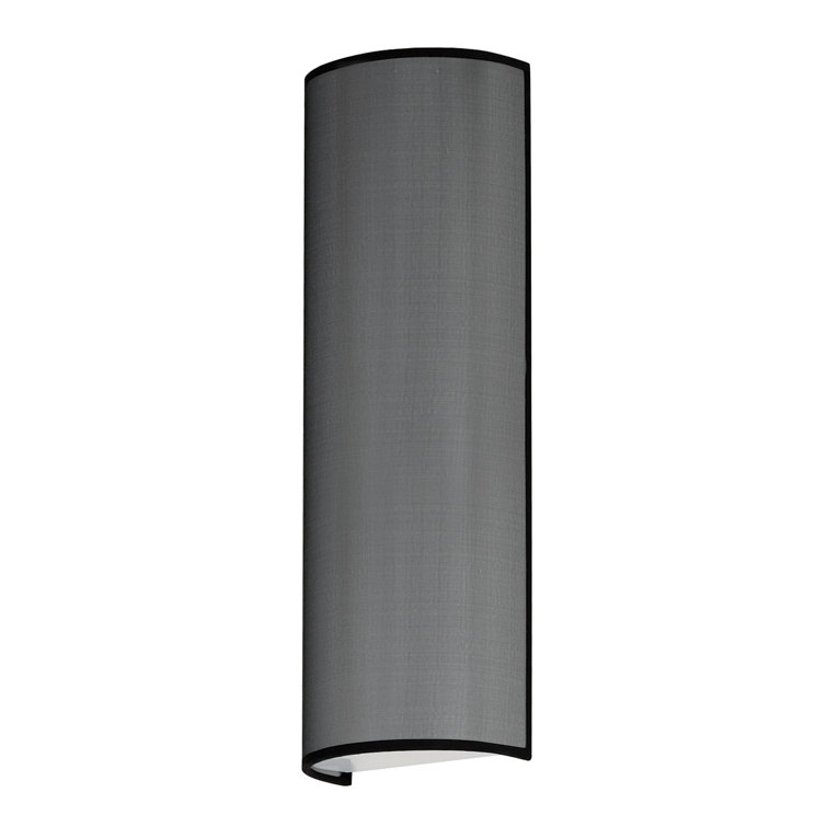 Black Organza Metal and Resin Dimmable Sconce