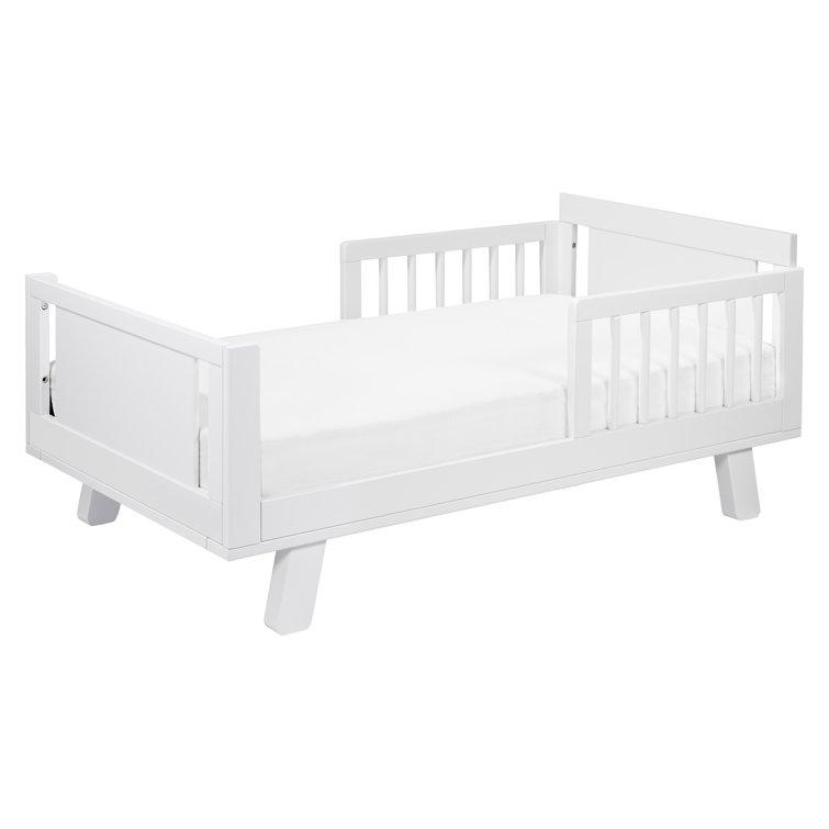 White Pinewood Junior Bed Conversion Kit for Toddler Crib