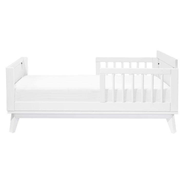 White Pinewood Junior Bed Conversion Kit for Toddler Crib