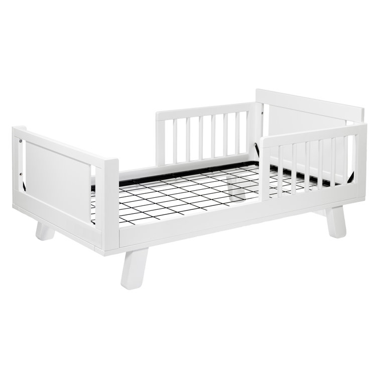White Pinewood Junior Bed Conversion Kit for Toddler Crib