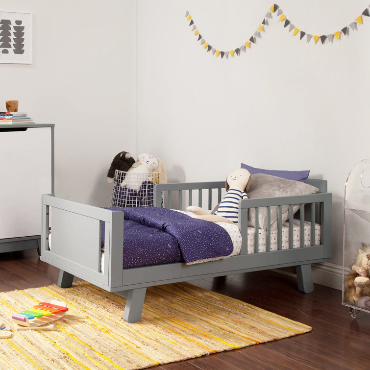 White Pinewood Junior Bed Conversion Kit for Toddler Crib