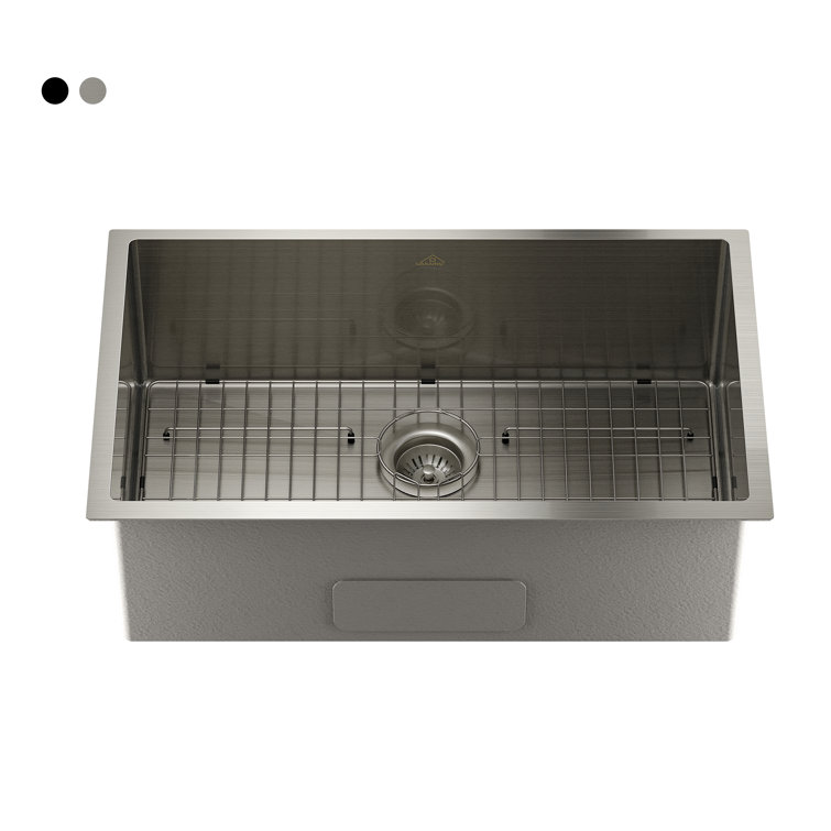 30" Stainless Steel Farmhouse Single Bowl Undermount Kitchen Sink